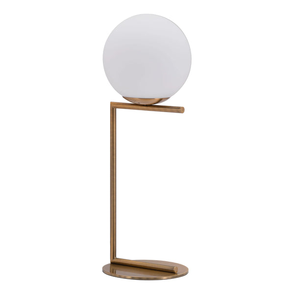 Belair Table Lamp Brass Table Lamps LOOMLAN By Zuo Modern