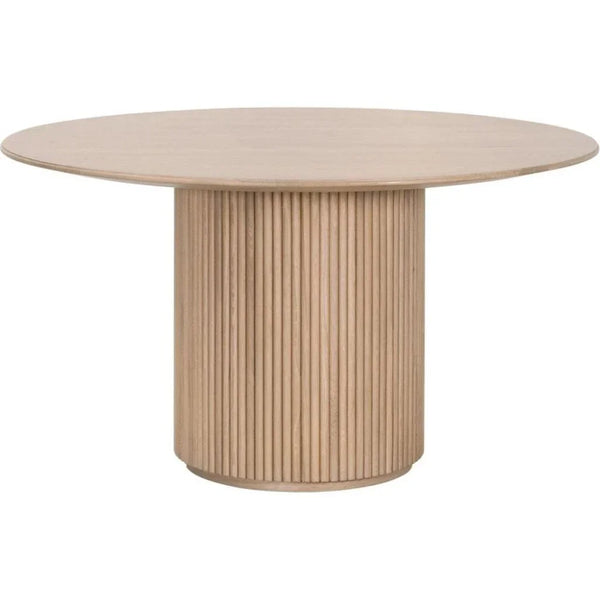 Belfast Wooden Round Dining Table-Dining Tables-Essentials For Living-LOOMLAN
