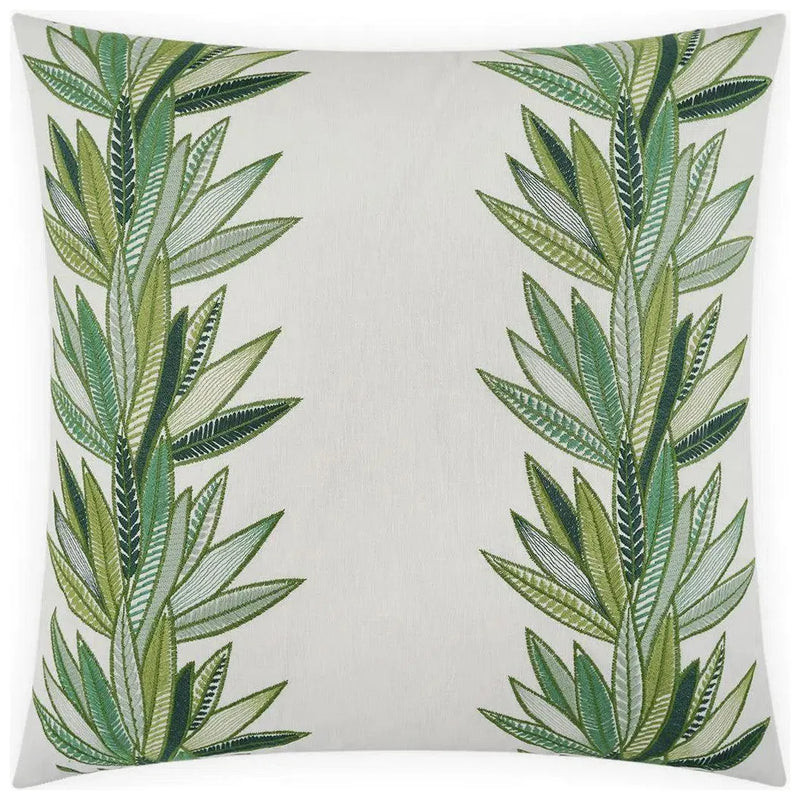 Belize Green Throw Pillow With Insert