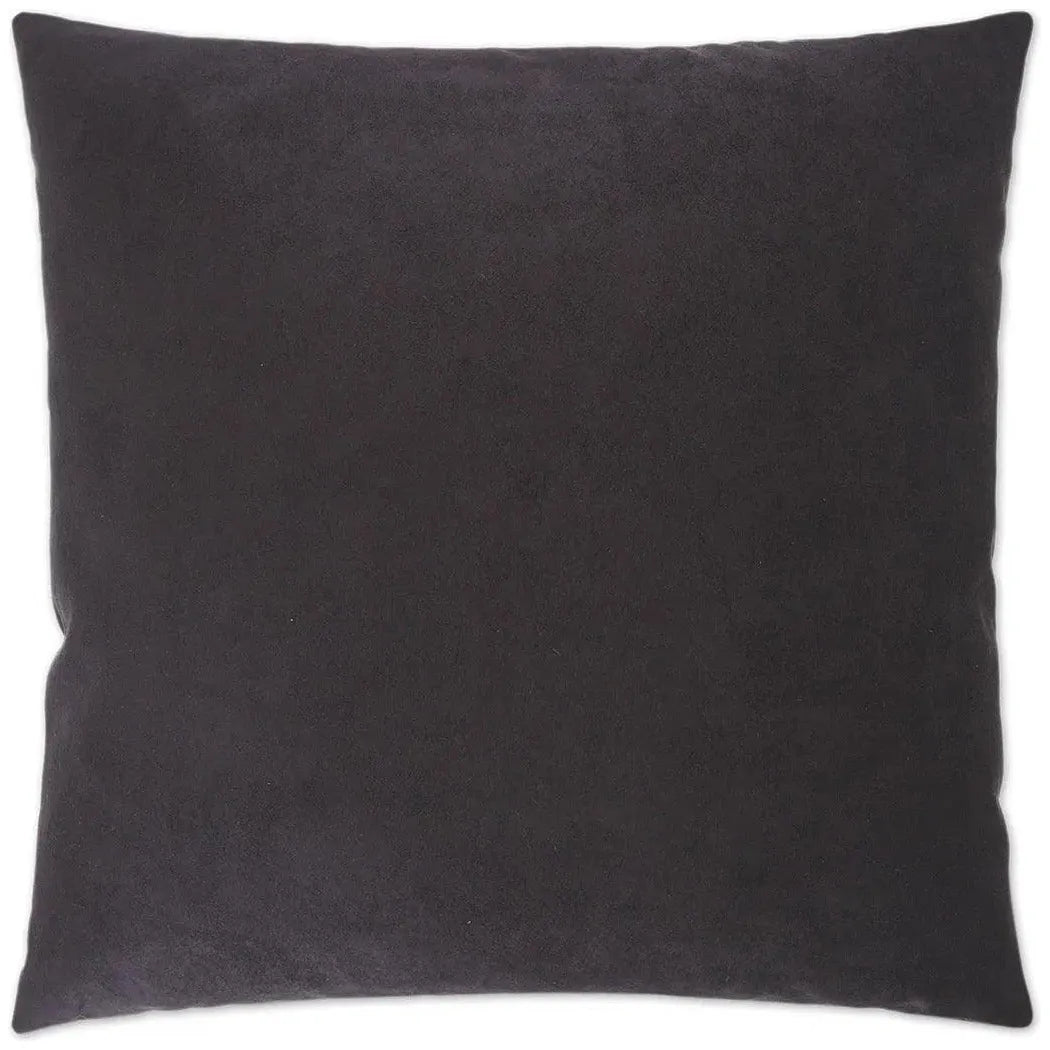 Bella Black Throw Pillow With Insert