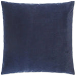 Bella Dark Blue Throw Pillow With Insert