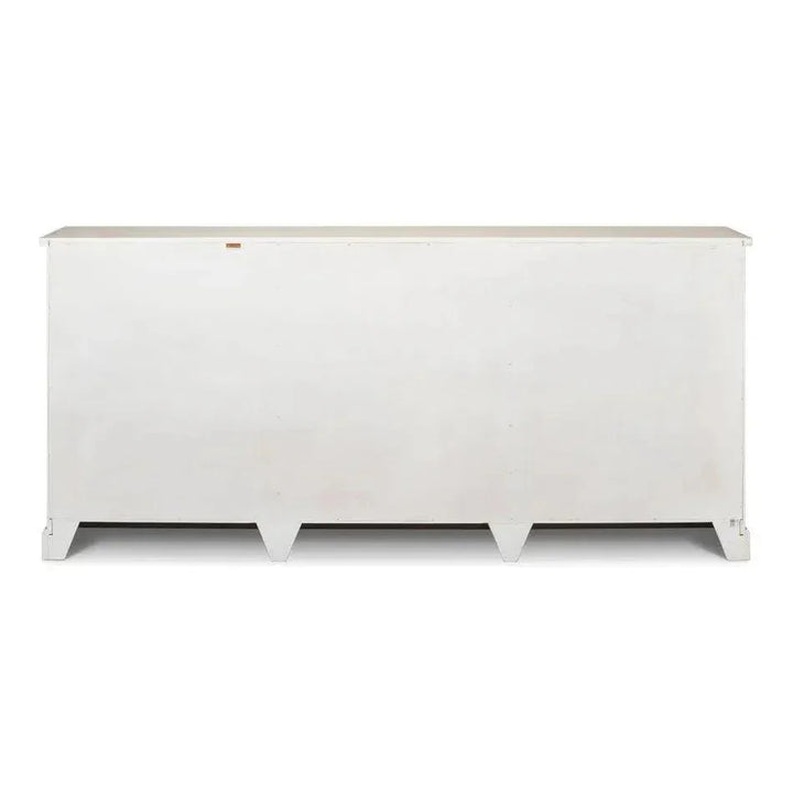 96 Inch White Sideboard with Quartz Top | LOOMLAN