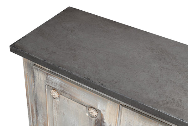 Bellagio Sideboard 96" Grey Oak Stn Grey-Sideboards-Sarreid-LOOMLAN