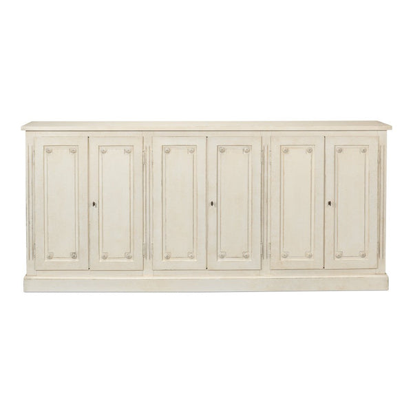 Bellagio Sideboard 96" White White-Sideboards-Sarreid-LOOMLAN