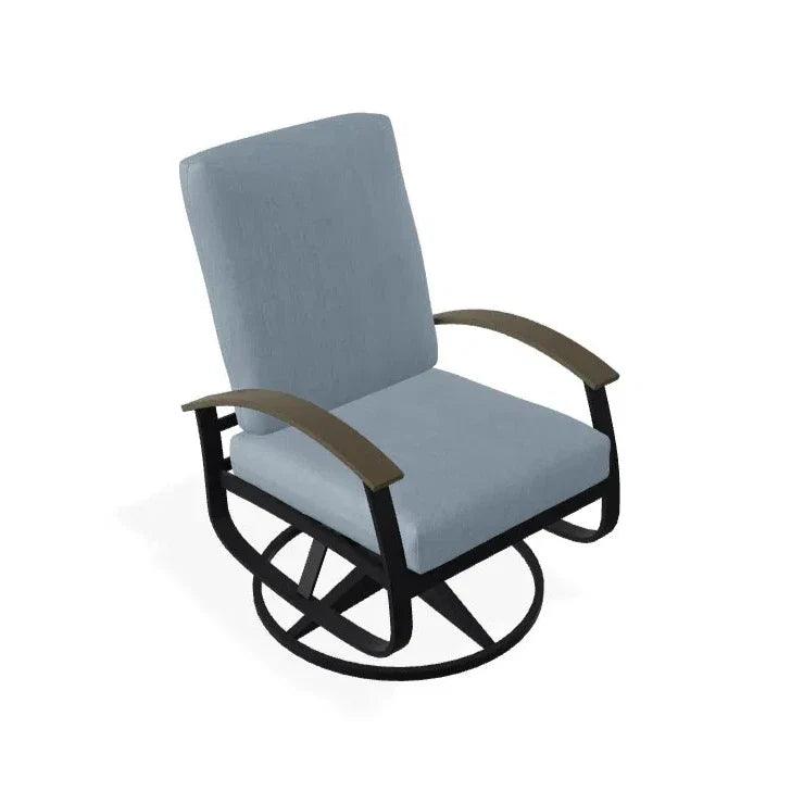 Belle Isle Cushion Swivel Rocker MGP Arms