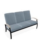 Belle Isle Cushion Three-Seat Sofa MGP Arms