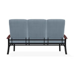 Belle Isle Cushion Three-Seat Sofa MGP Arms