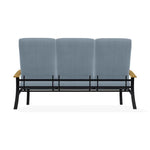 Belle Isle Cushion Three-Seat Sofa Polymer Arms