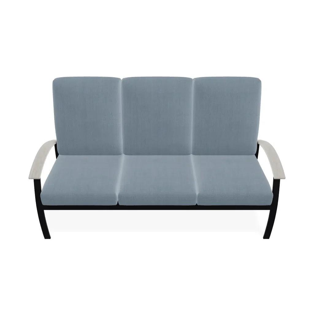 Belle Isle Cushion Three-Seat Sofa Polymer Arms