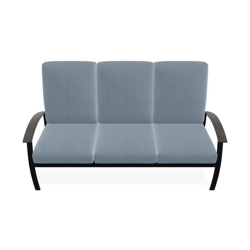 Belle Isle Cushion Three-Seat Sofa Polymer Arms