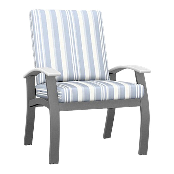 Belle Isle Deep Seat Cushion Cafe Arm Chair 2PC