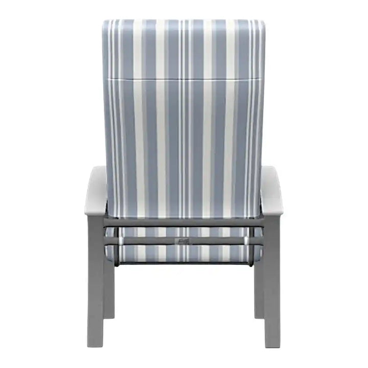 Belle Isle Cushion Supreme Height Polymer Arm Chair-Outdoor Accent Chairs-Telescope-LOOMLAN