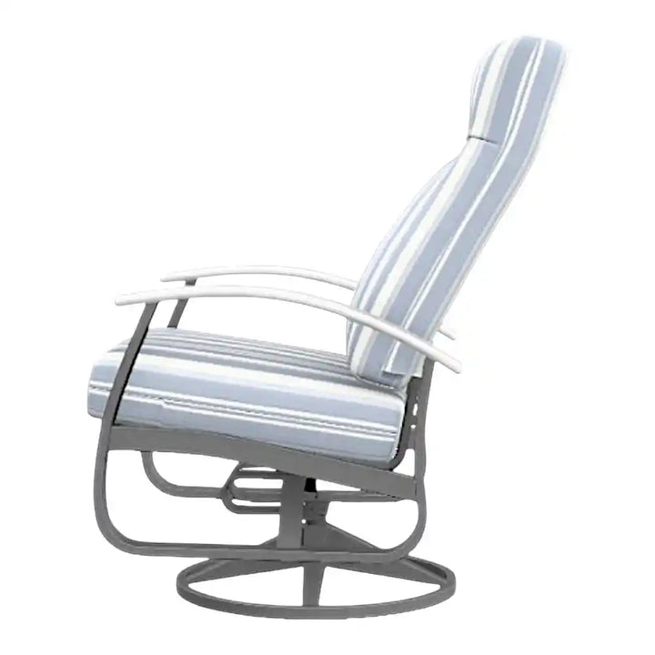 Belle Isle Cushion Supreme Swivel Rocker Arm-Outdoor Accent Chairs-Telescope-LOOMLAN