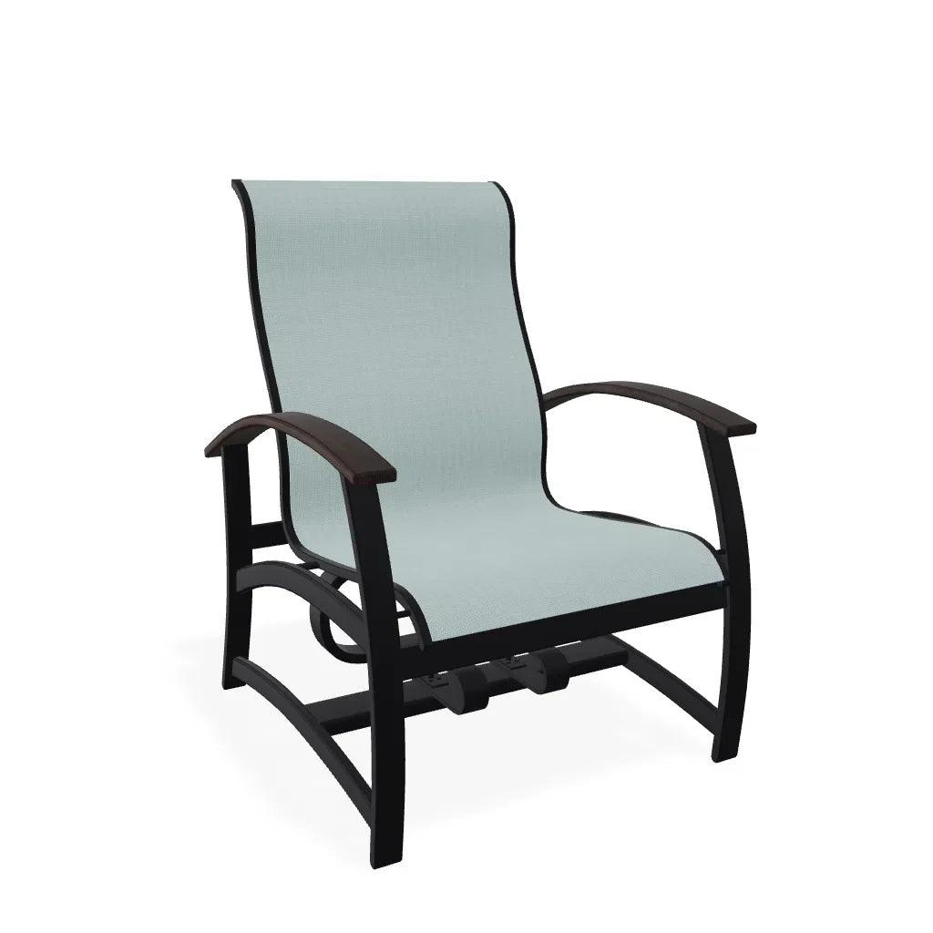 Belle Isle Hidden Motion MGP Armed Chat Chair