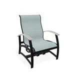 Belle Isle Hidden Motion MGP Armed Chat Chair