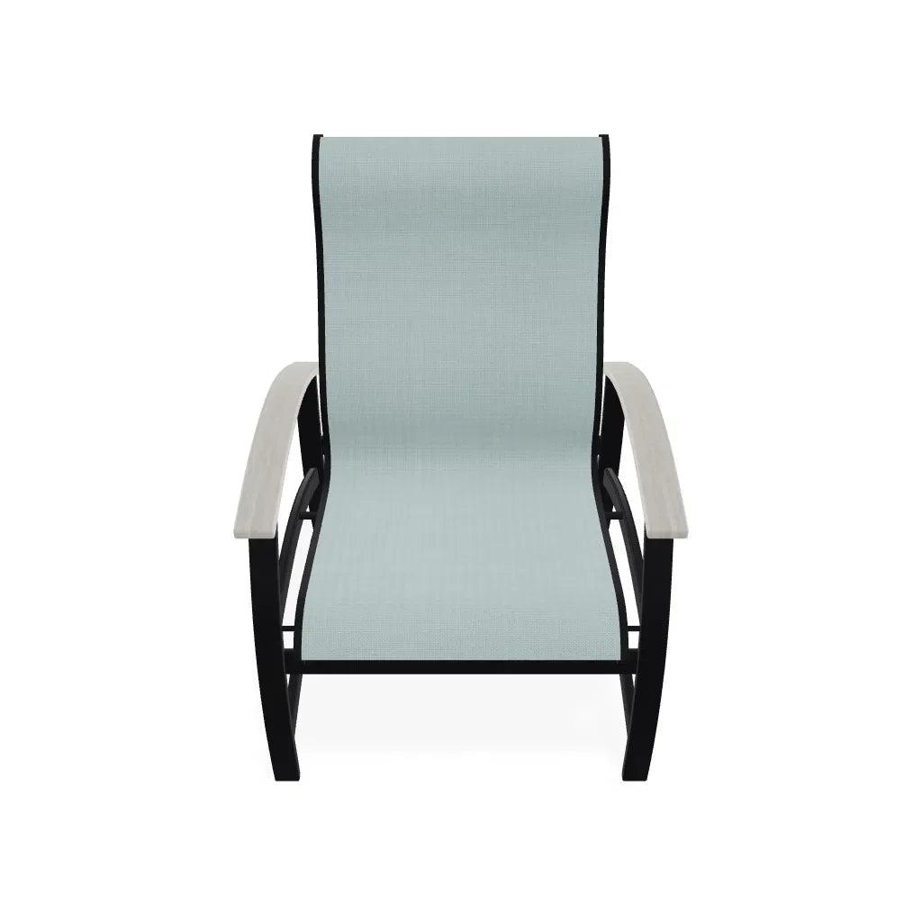 Belle Isle Hidden Motion MGP Armed Chat Chair