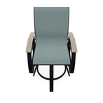 Belle Isle Hidden Motion Polymer Armed Chat Chair