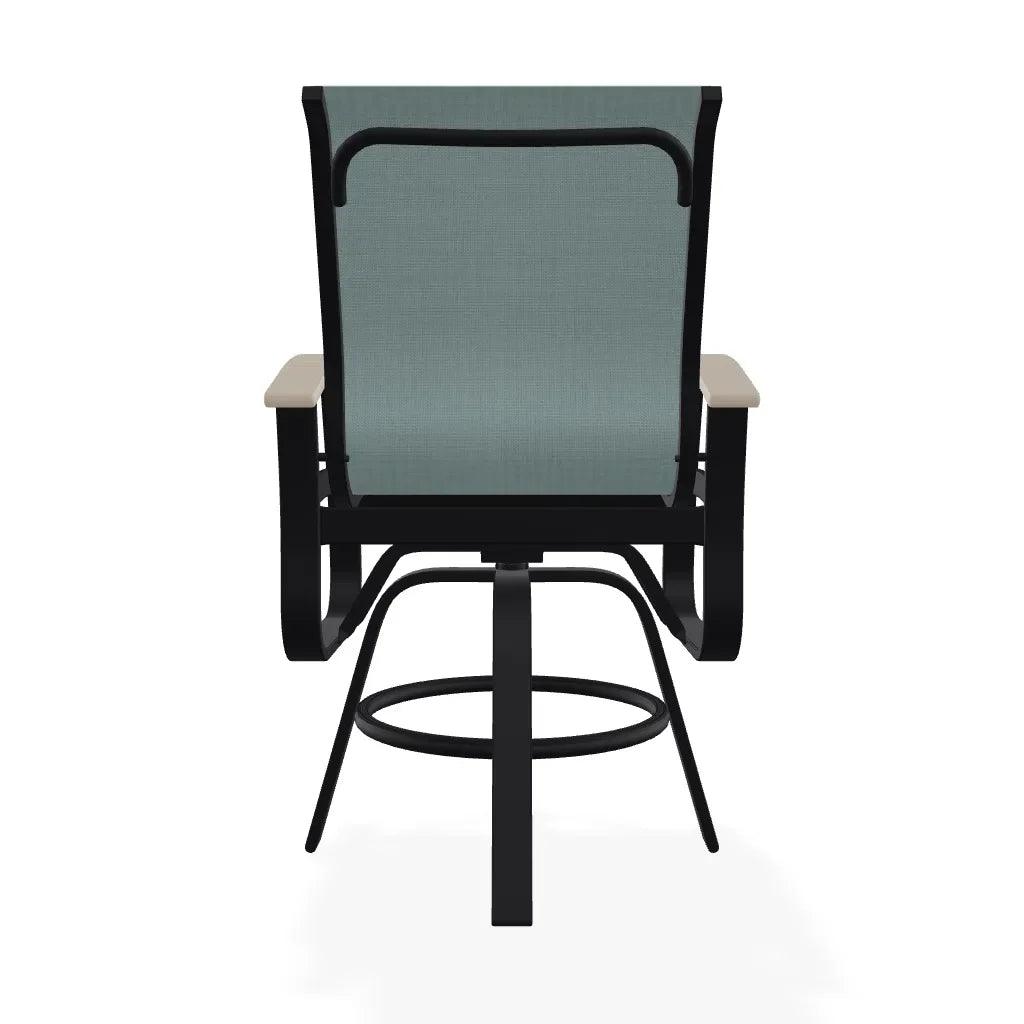 Belle Isle Hidden Motion Polymer Armed Chat Chair