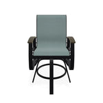 Belle Isle Hidden Motion Polymer Armed Chat Chair