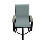 Belle Isle Hidden Motion Polymer Armed Chat Chair