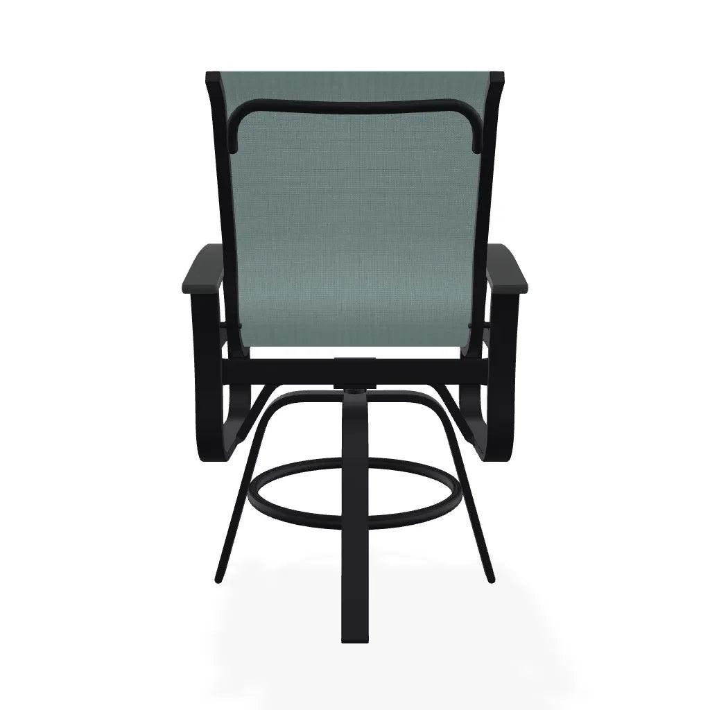 Belle Isle Hidden Motion Polymer Armed Chat Chair