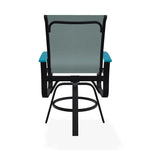 Belle Isle Hidden Motion Polymer Armed Chat Chair