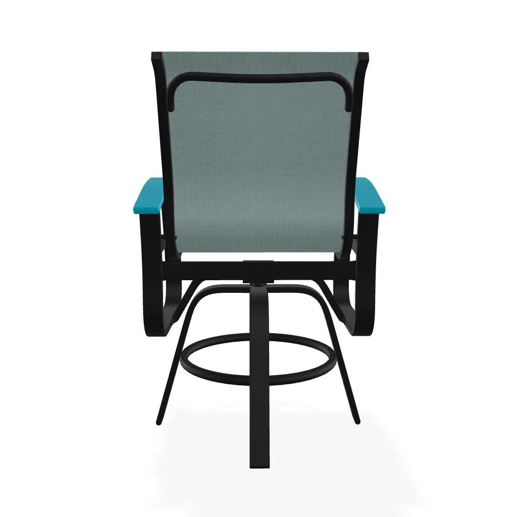 Belle Isle Hidden Motion Polymer Armed Chat Chair