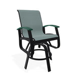 Belle Isle Hidden Motion Polymer Armed Chat Chair