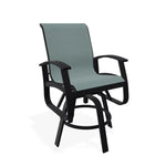 Belle Isle Hidden Motion Polymer Armed Chat Chair