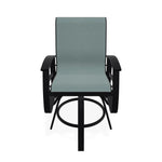 Belle Isle Hidden Motion Polymer Armed Chat Chair