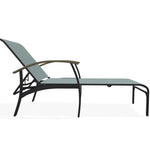 Belle Isle MGP Sling Four Position Lay-Flat Arms Chaise