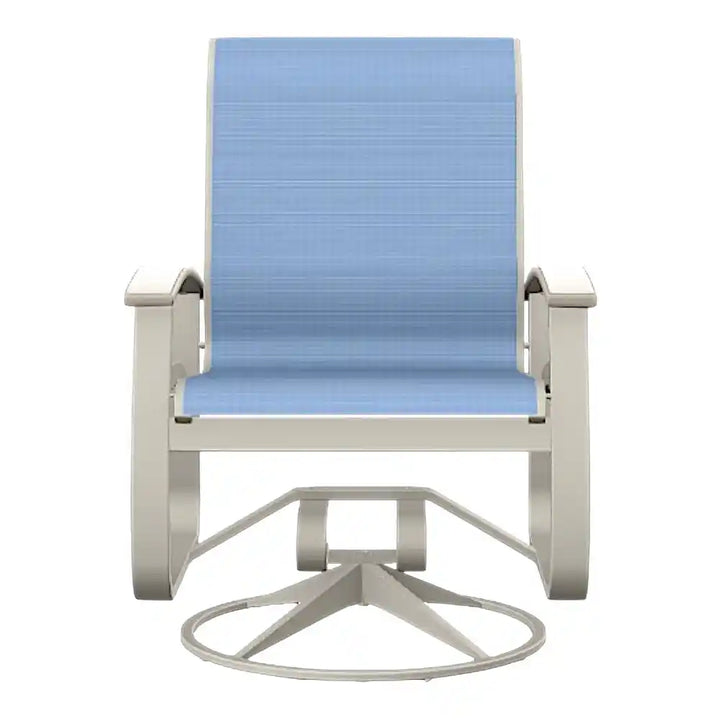 Get Belle Isle Marine Grade Polymer/Aluminum Sling Swivel Rocker With ...