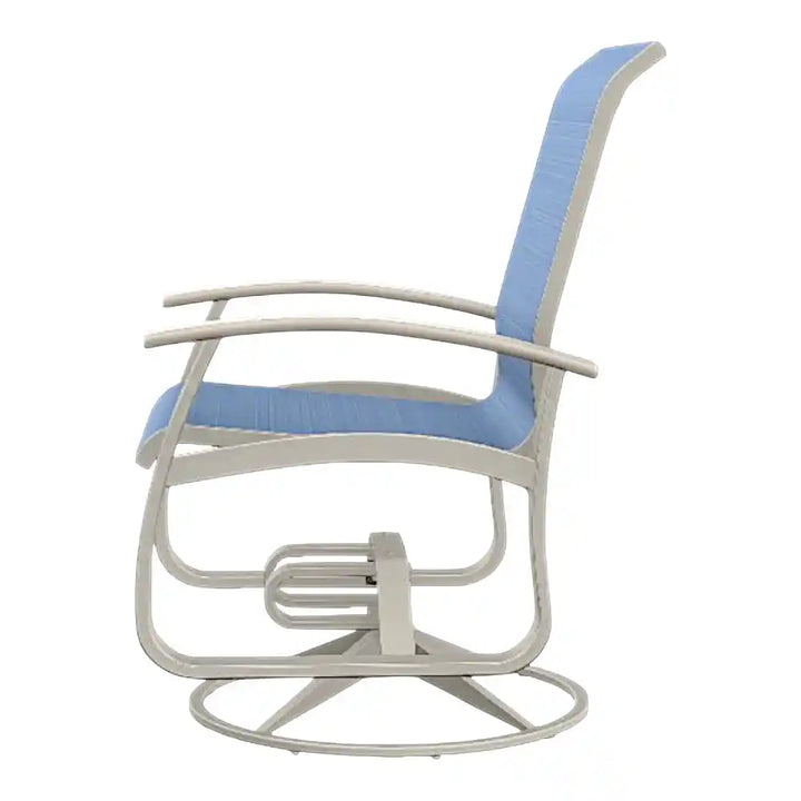 Get Belle Isle Marine Grade Polymer/Aluminum Sling Swivel Rocker With ...