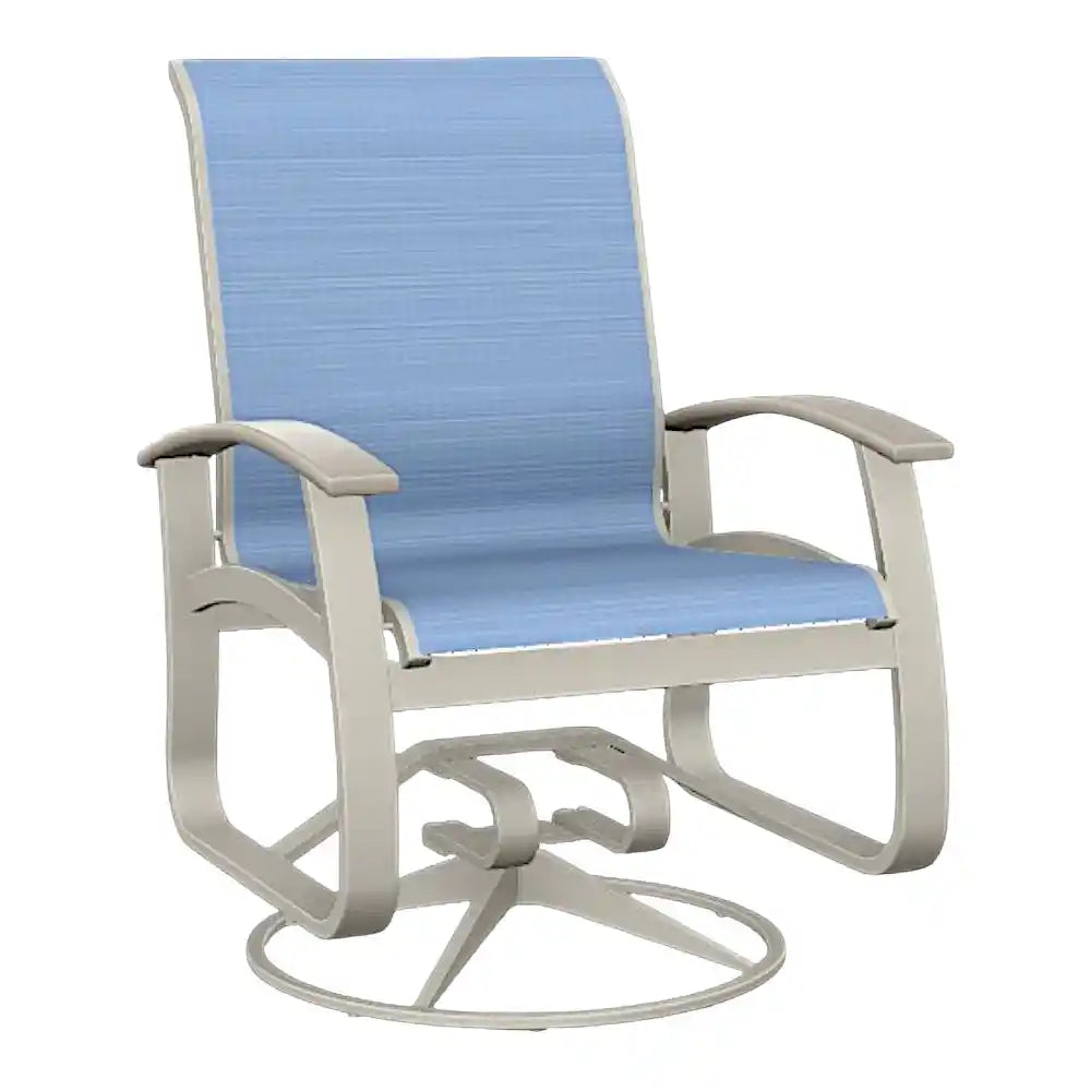 Get Belle Isle Marine Grade Polymer/Aluminum Sling Swivel Rocker With ...