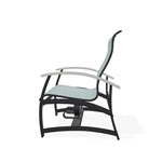 Belle Isle Multi-Position Polymer Armed Dining Chair