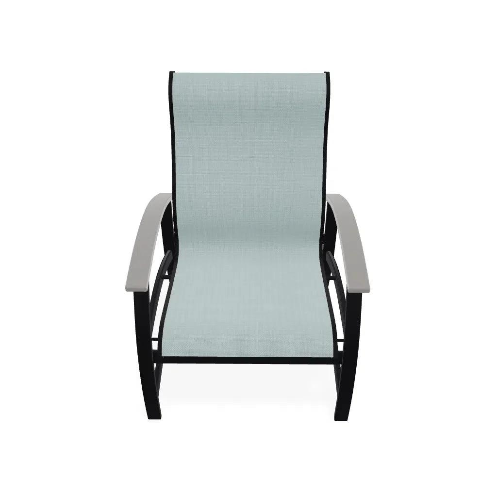 Belle Isle Multi-Position Polymer Armed Dining Chair