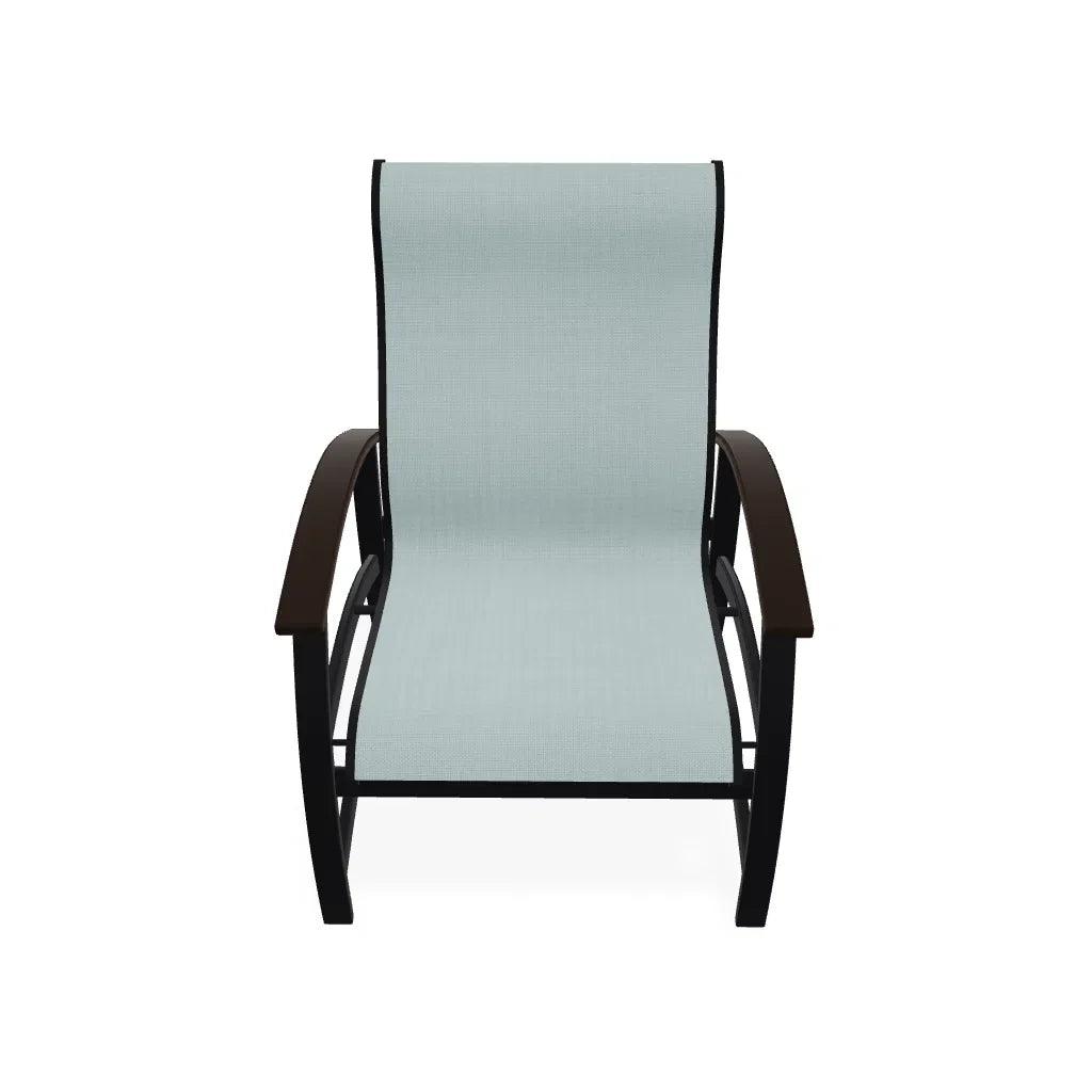 Belle Isle Multi-Position Polymer Armed Dining Chair