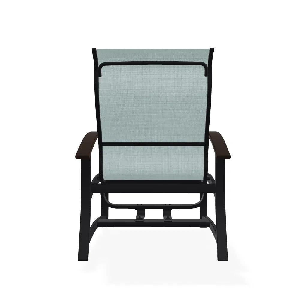 Belle Isle Multi-Position Polymer Armed Dining Chair