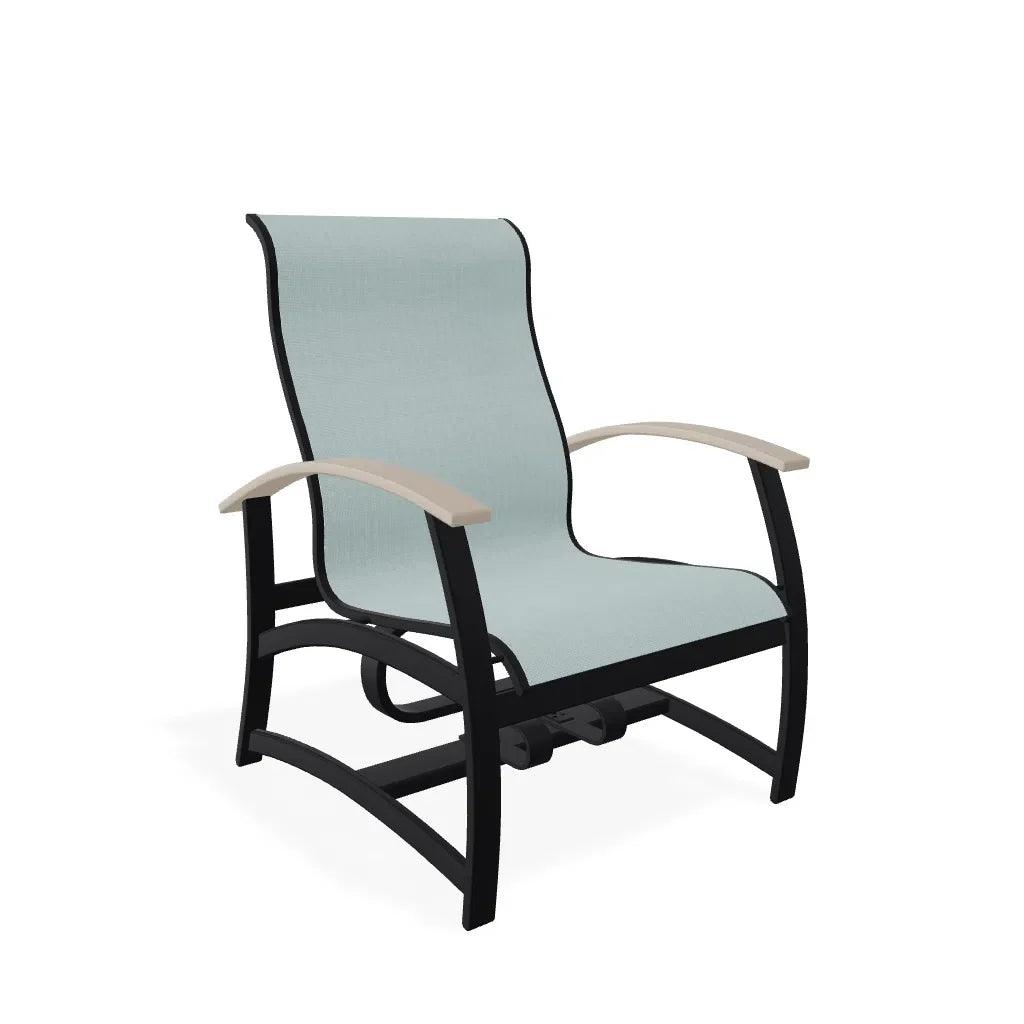 Belle Isle Multi-Position Polymer Armed Dining Chair