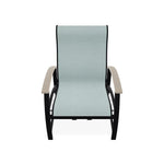 Belle Isle Multi-Position Polymer Armed Dining Chair