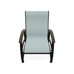 Belle Isle Multi-Position Polymer Armed Dining Chair