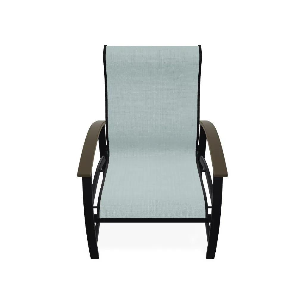 Belle Isle Multi-Position Polymer Armed Dining Chair