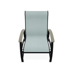 Belle Isle Multi-Position Polymer Armed Dining Chair