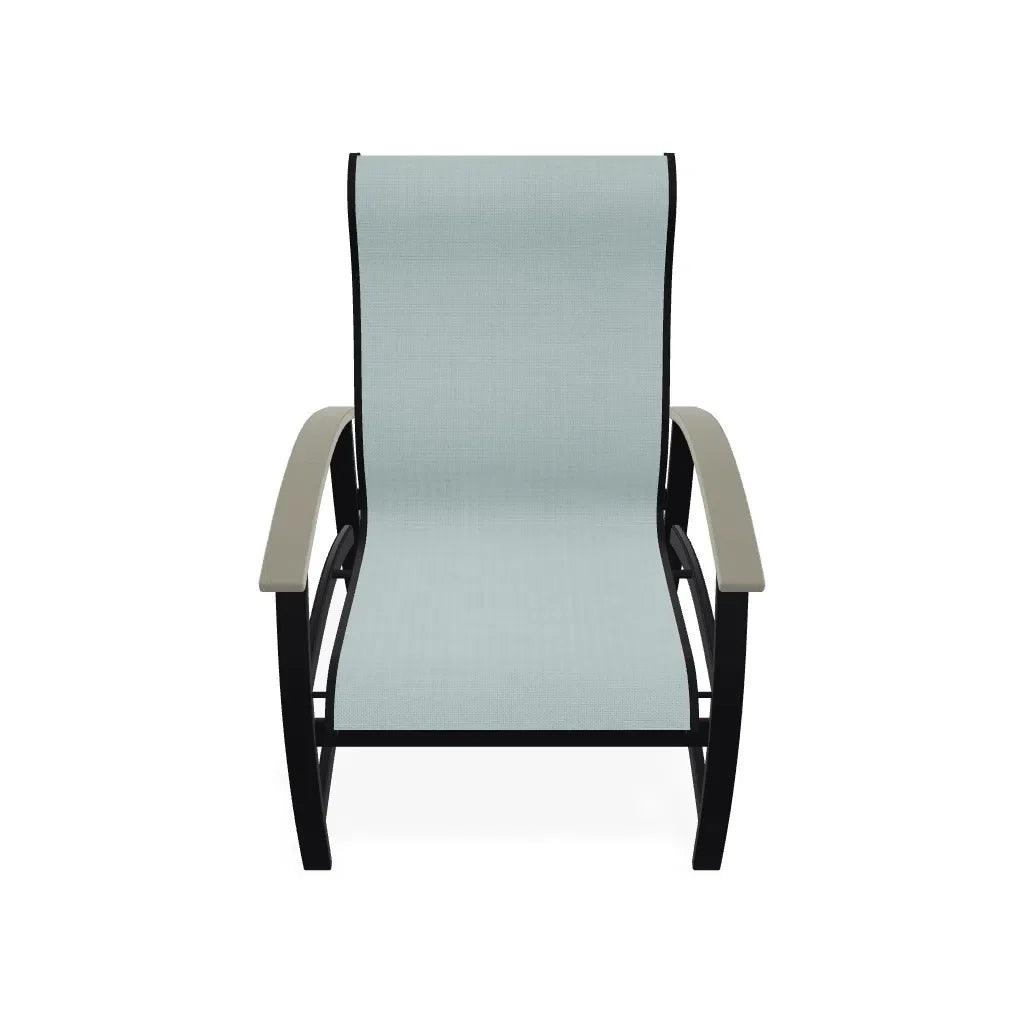 Belle Isle Multi-Position Polymer Armed Dining Chair