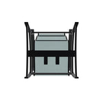 Belle Isle Multi-Position Polymer Armed Dining Chair