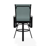 Belle Isle Sling Balcony Height Swivel Arm Chair