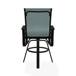 Belle Isle Sling Balcony Height Swivel Arm Chair