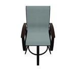 Belle Isle Sling Balcony Height Swivel Arm Chair