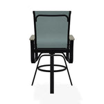 Belle Isle Sling Balcony Height Swivel Arm Chair