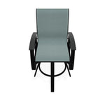 Belle Isle Sling Balcony Height Swivel Arm Chair